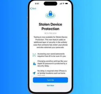 甘洛苹果授权维修店分享被盗设备保护功能开启方法 