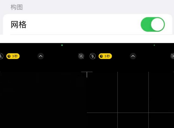 甘洛苹果手机维修网点分享iPhone如何开启九宫格构图功能