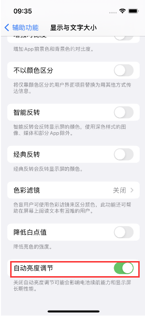 甘洛苹果15维修店分享iPhone 15 Pro系列屏幕亮度 